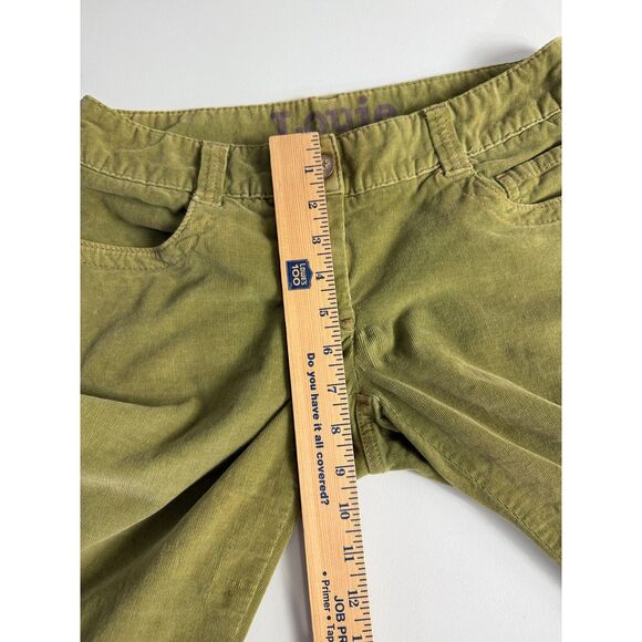 Louie Women's Straight Leg Corduroy Pants Green Size 6 - Picture 9 of 12
